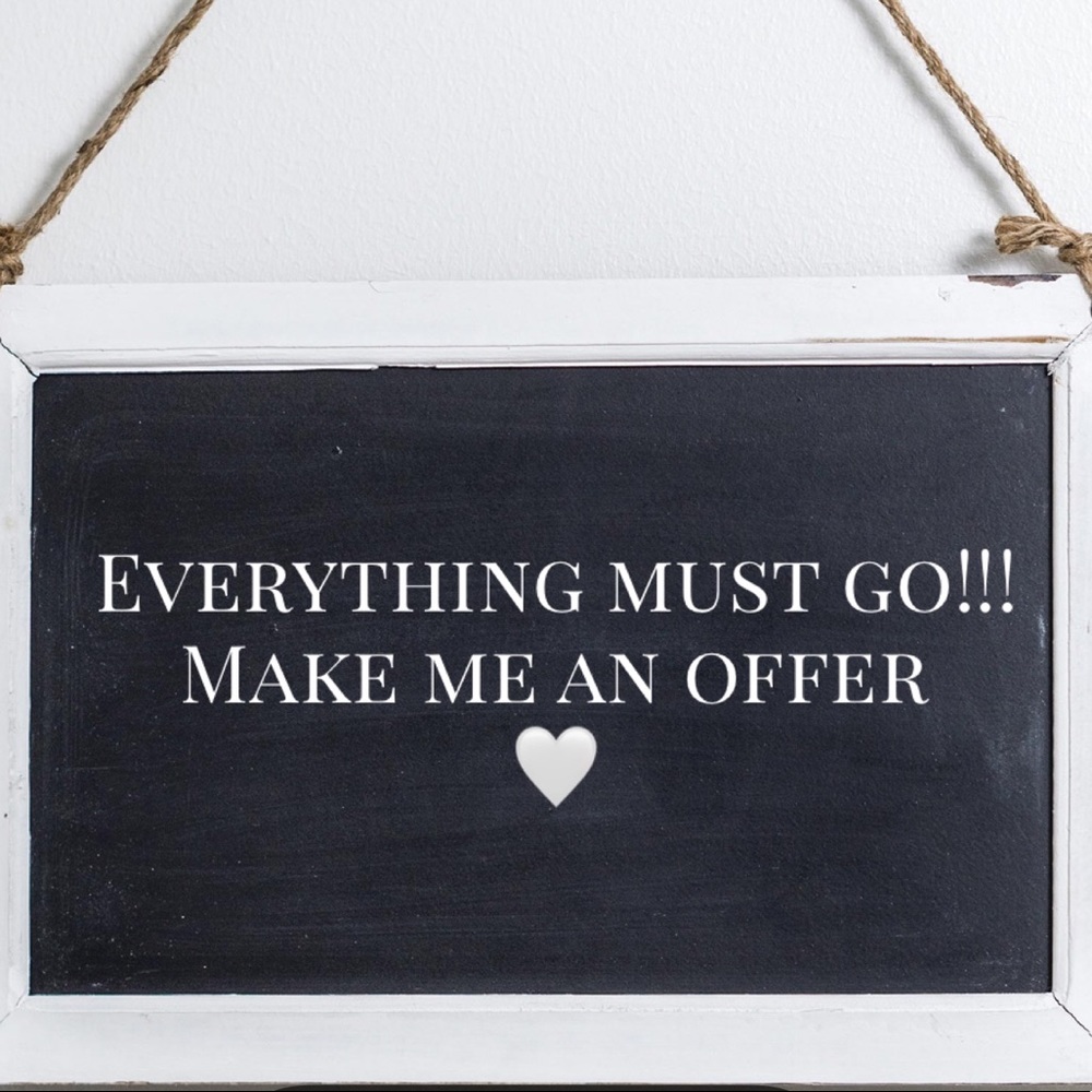 SALE!!! Make me an offer!!! XO